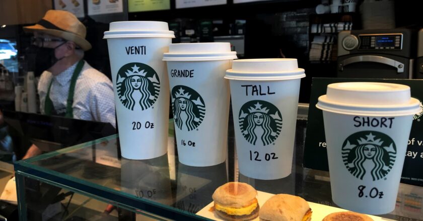 Starbucks shares slide after preliminary results show sales fell again