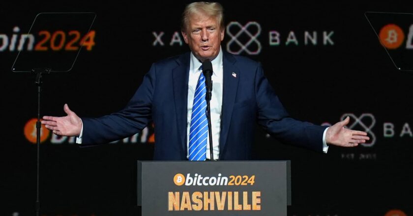 Trump crypto project allows ex-president family to make 75% of revenue