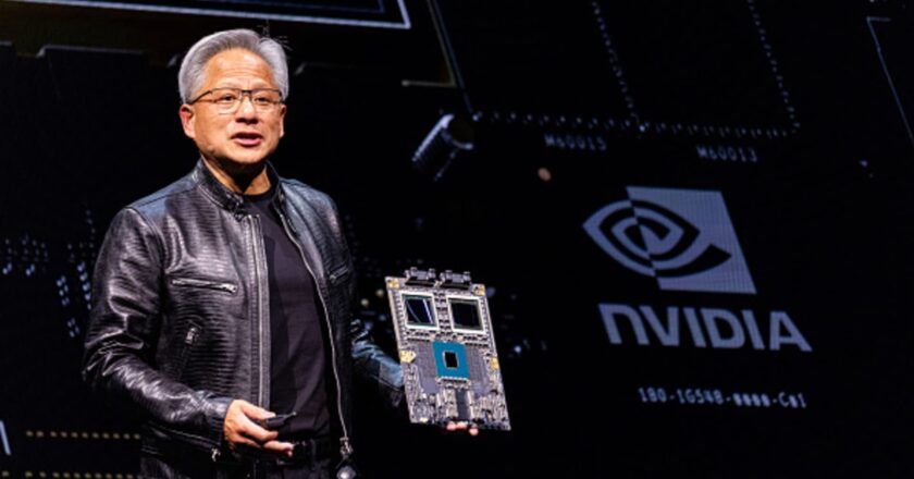 Nvidia shares hit a record as chipmaker market cap tops $3.4 trillion