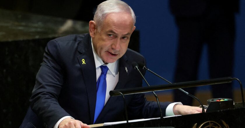 Drone targets Israeli prime minister’s house as strikes in Gaza kill 50