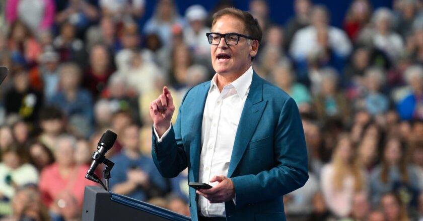 Election is Harris vs. Musk, not Trump, Cuban says