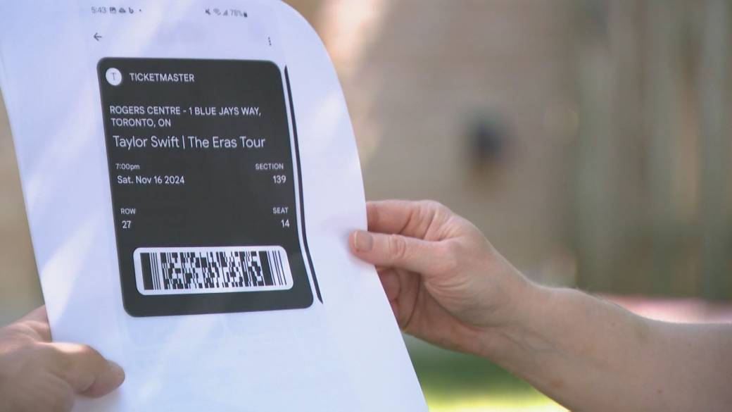 Click to play video: 'Beware Taylor Swift Toronto ticket scam, victim warns'