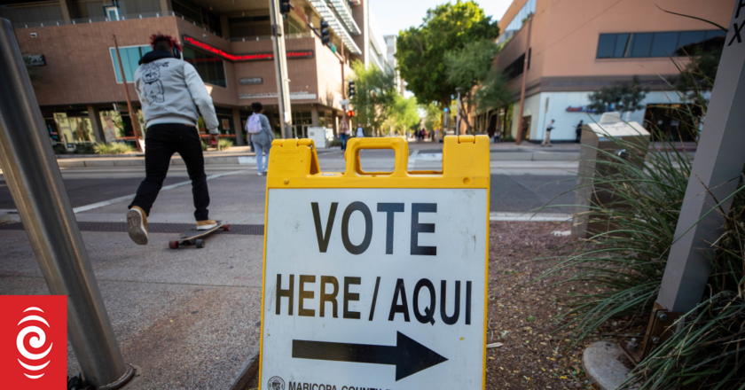 US election live: ‘It’s a cult’: Kiwis voting in US describe ‘nightmare’ election
