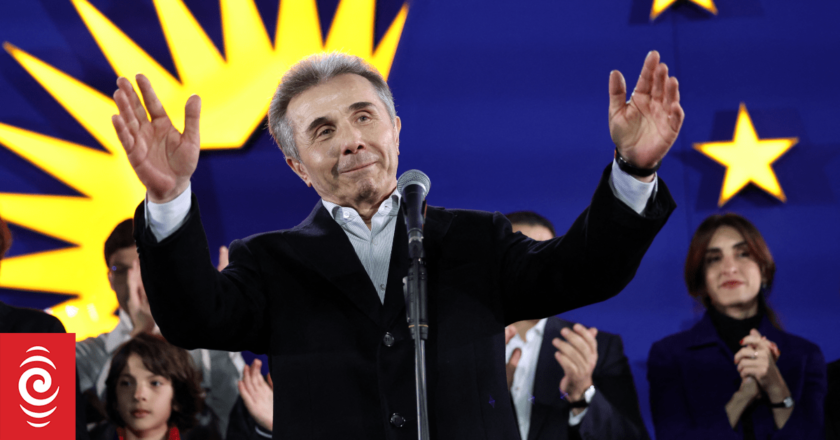 Georgian ruling party wins disputed election, near-complete results show