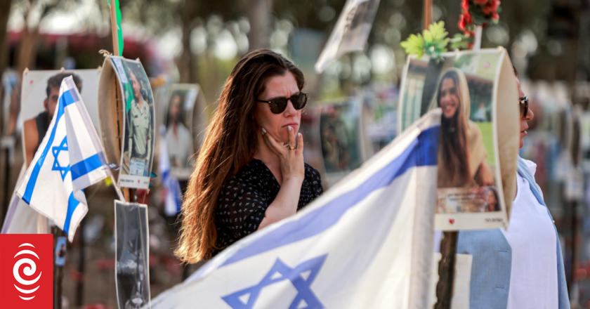 Two ceremonies show Israel’s conflicting narratives over 7 October