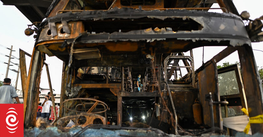 School bus fire in Thailand kills at least 23