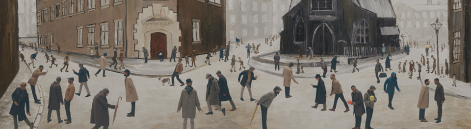 How artist LS Lowry became 2024s unexpected winter style pin