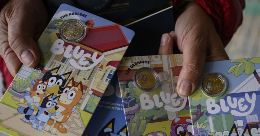 Police in New South Wales recover 40,000 stolen Bluey coins from storage unit | World News