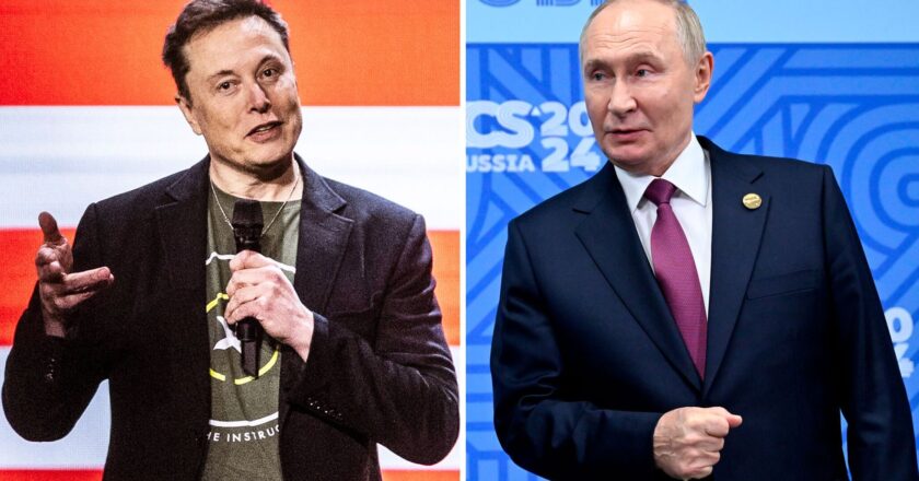 Kremlin denies report Elon Musk and Vladimir Putin have been in regular contact for last two years | World News