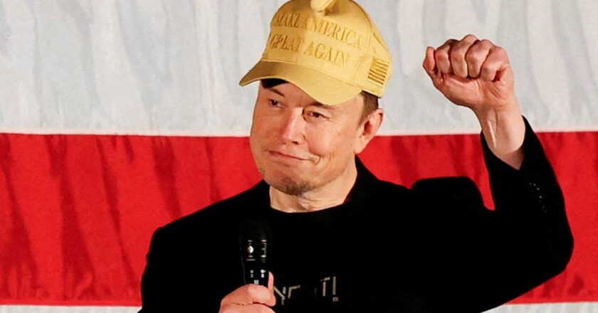 Elon Musk vows to give away $1m a day to someone who signs America PAC petition | US News