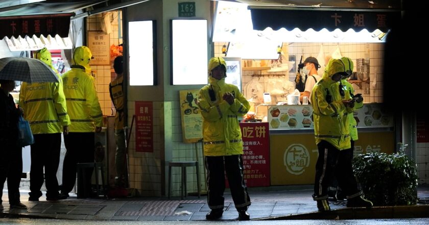 Empty streets in Shanghai after police ‘arrest people in Halloween costumes’ | World News