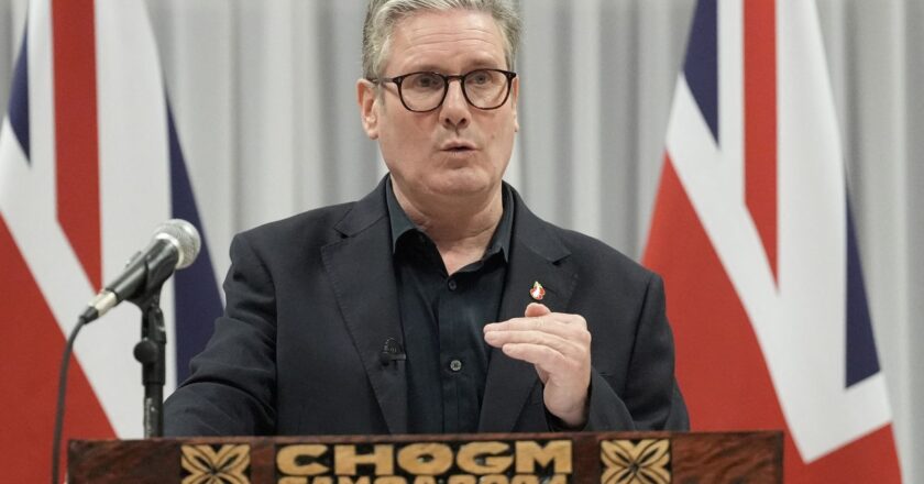 Sir Keir Starmer plays down prominence of reparation talk among Commonwealth leaders | UK News