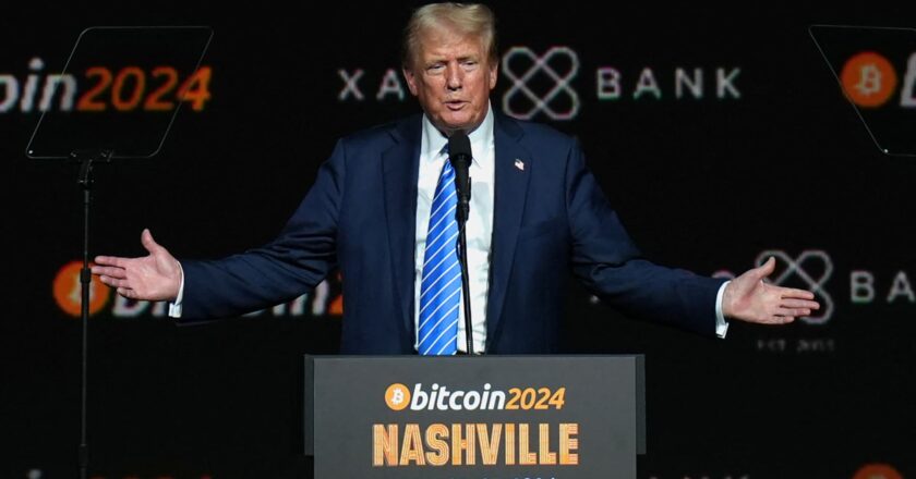 Trump Media in reported talks to buy crypto trading platform Bakkt