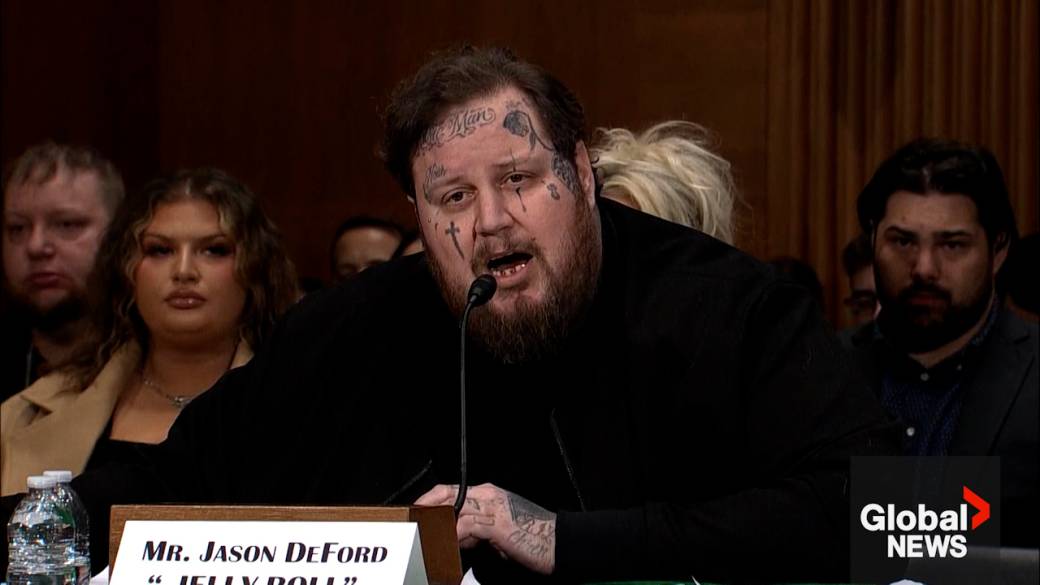 Click to play video: 'Rapper Jelly Roll shares compelling testimony against fentanyl at U.S. Senate'