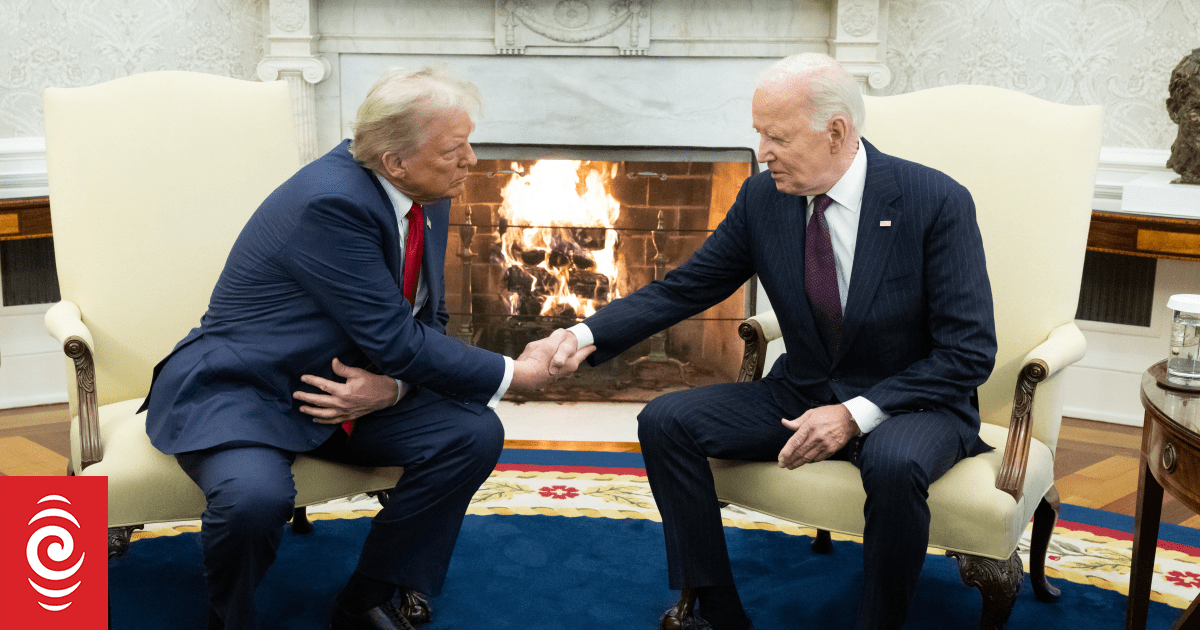 4KGQUJ4 AFP 20241113 36MF4ZP v3 HighRes TopshotUsPoliticsTrumpBiden jpg