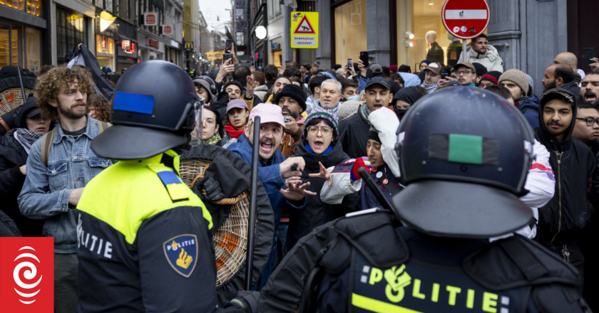 Dutch police halt pro-Palestinian rally after soccer violence