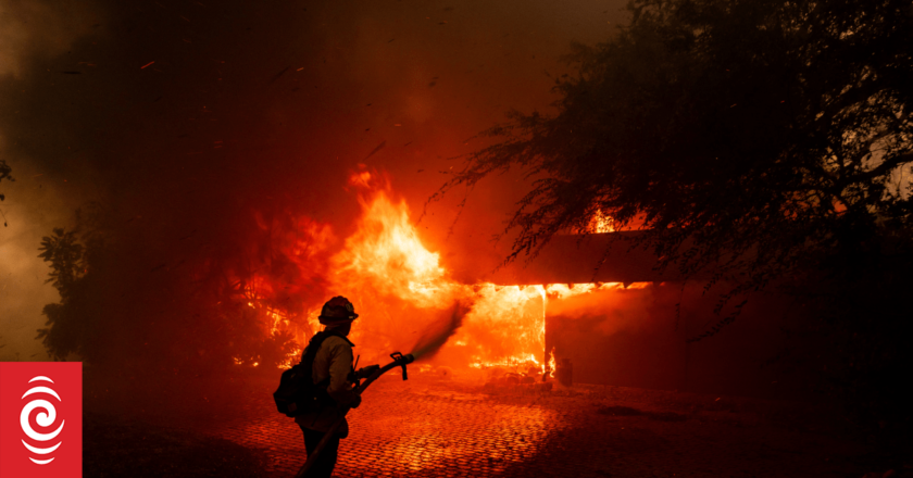 Californians desperately flee their homes amid raging wildfires