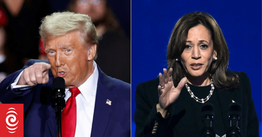 US election live: Americans head to the polls to choose Harris or Trump as next president
