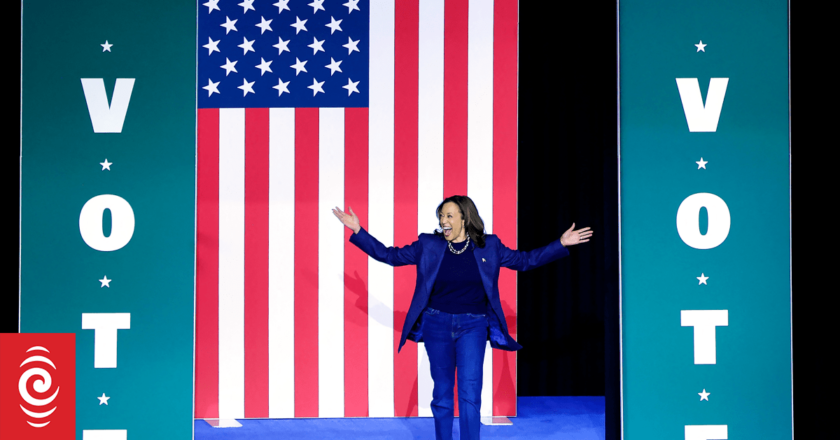 US election: Trump and Harris campaigns race to get the vote out on election eve