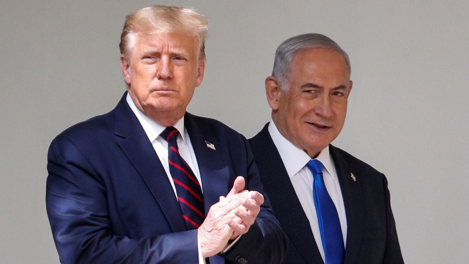 skynews donald trump benjamin netanyahu 6740492