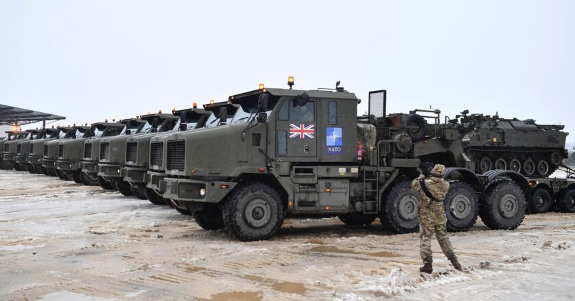 Twelve British soldiers injured in major traffic pile-up in Estonia – local media | UK News
