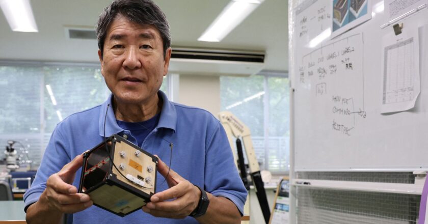 World’s first wooden satellite heads to space in Mars exploration test | World News