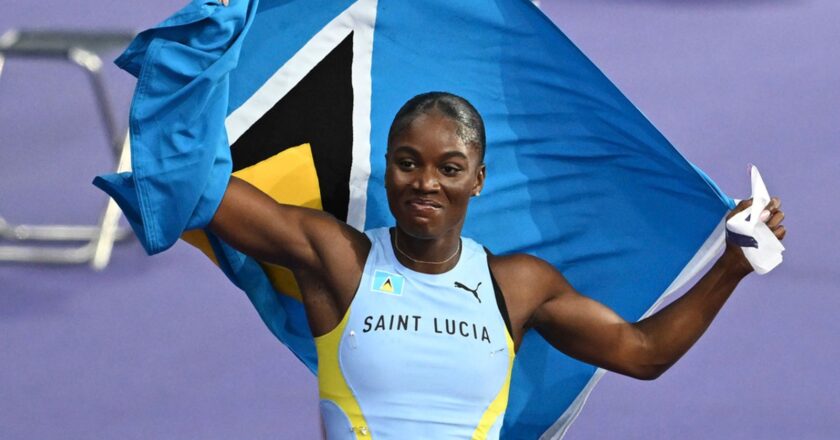 St Lucia’s first Olympic medallist considered withdrawing from Games due to pressure | World News