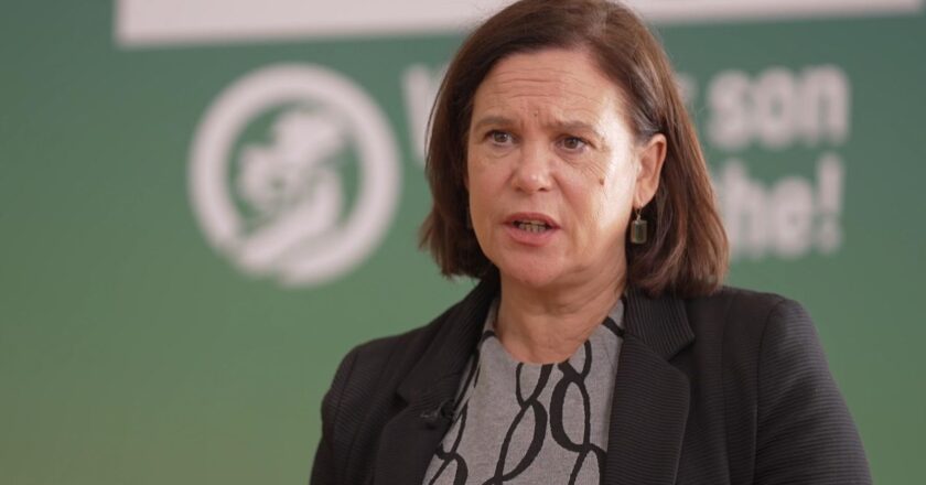 Sinn Fein leader Mary Lou McDonald says she will demand referendum on Irish unity if she wins election | Politics News