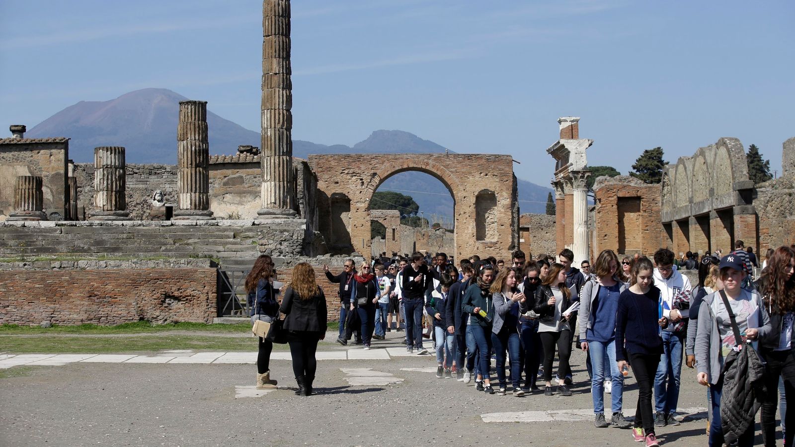 skynews pompeii history tourism 6743911