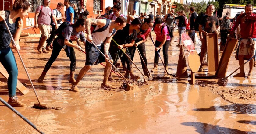 Spain mounts biggest peacetime disaster recovery after devastating floods – as King writes to counterpart | World News