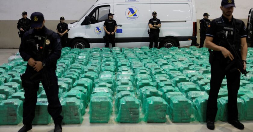 Spain seizes 13 tonnes of cocaine worth £659m in biggest drug raid in its history | World News