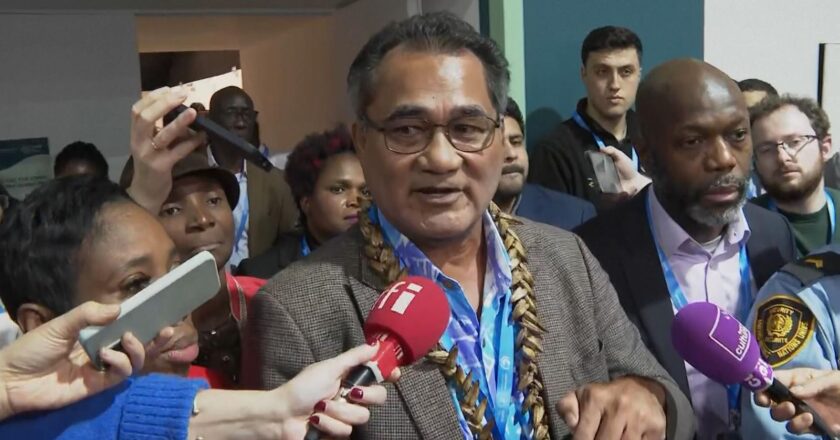 Climate-vulnerable islands storm out of COP29 negotiation room in row over funding | Science, Climate & Tech News