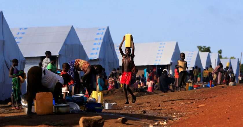 Lightning strike kills 14 in refugee camp in Uganda | World News