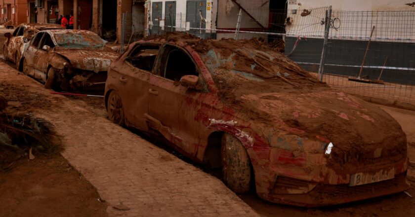 Cars ‘covered in plastic wrap’ in Spain as weather warnings issued ahead of storm | World News