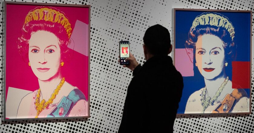 Thieves steal Andy Warhol print of Queen Elizabeth II in the Netherlands – but bungle heist | Ents & Arts News