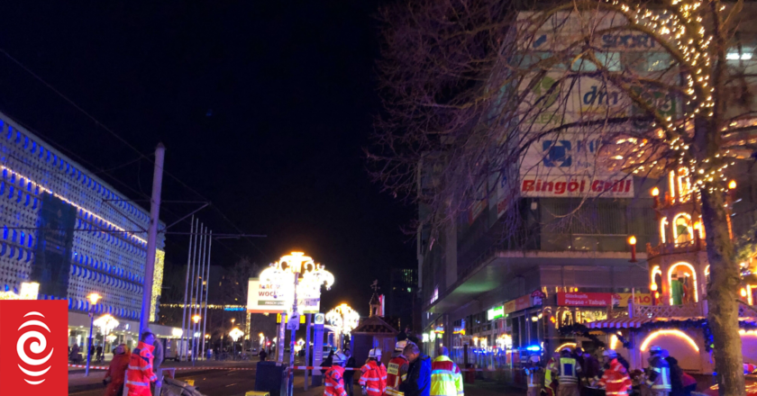 At least 2 dead and dozens injured after car plows into German Christmas market, authorities say