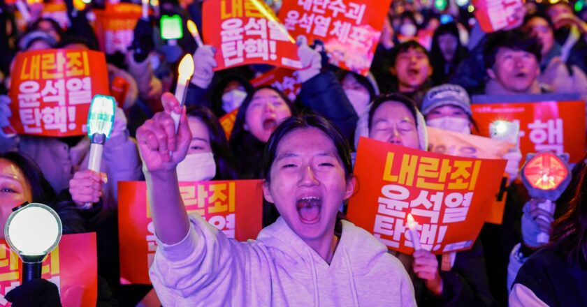 South Korea: Huge disappointment for protesters as president saved by his own party | World News
