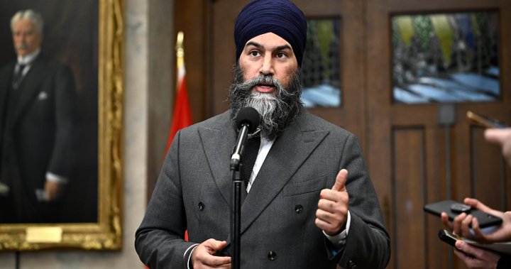 Jagmeet Singh retaliatory tariffs