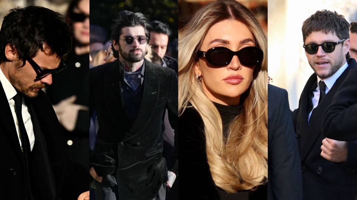 Click to play video: 'Liam Payne funeral: One Direction bandmates among mourners at private church service'