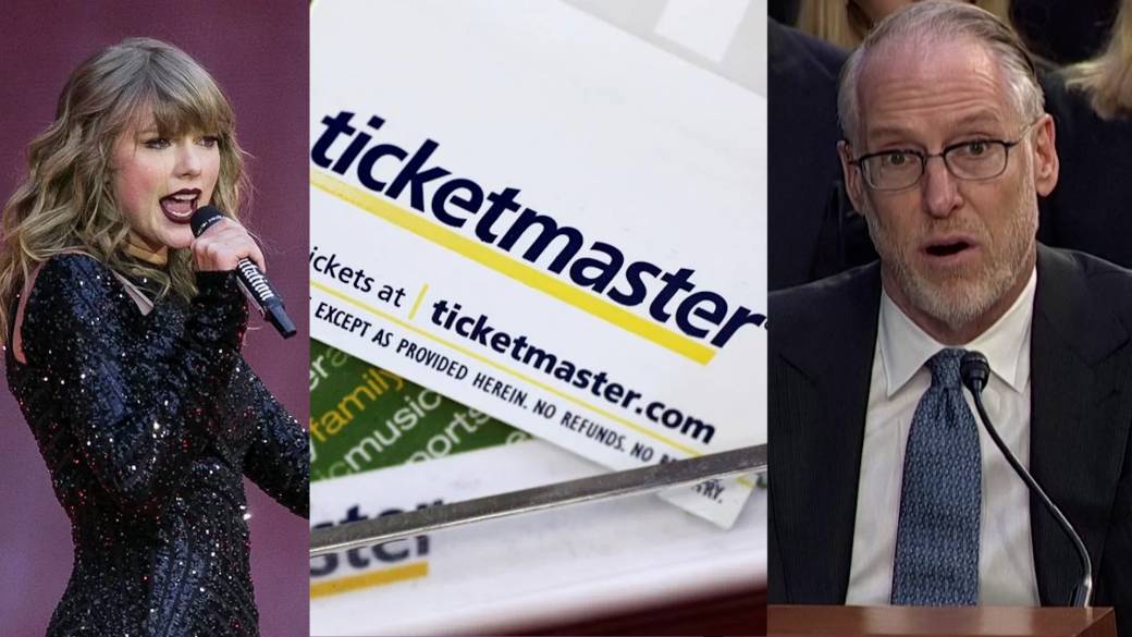 Click to play video: 'Ticketmaster CEO apologizes for Taylor Swift concert ticket debacle, blames bots and cyberattack'