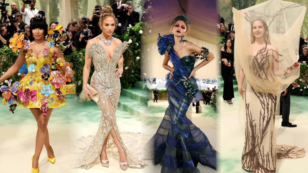 Click to play video: 'Met Gala 2024: Best looks from the red carpet as Zendaya, J Lo chair event'