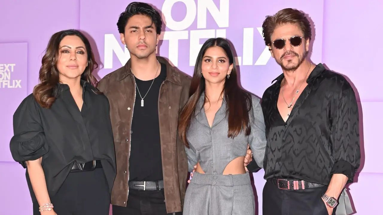 SRK announces son Aryan Khans debut Netflix series The Bads