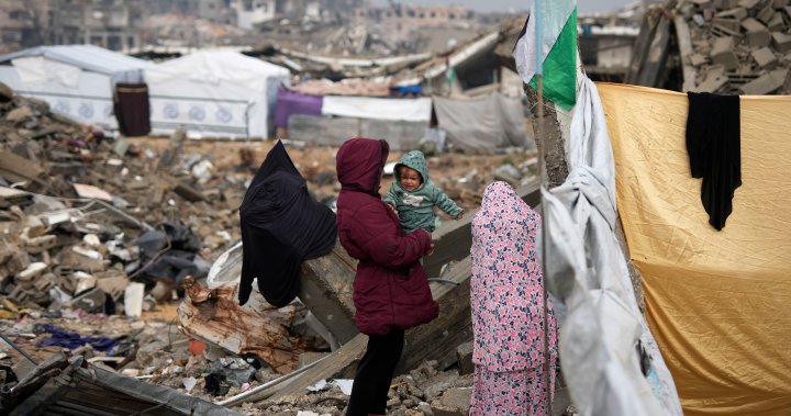 Palestinians won’t have right to return to Gaza under U.S. plan: Trump – National