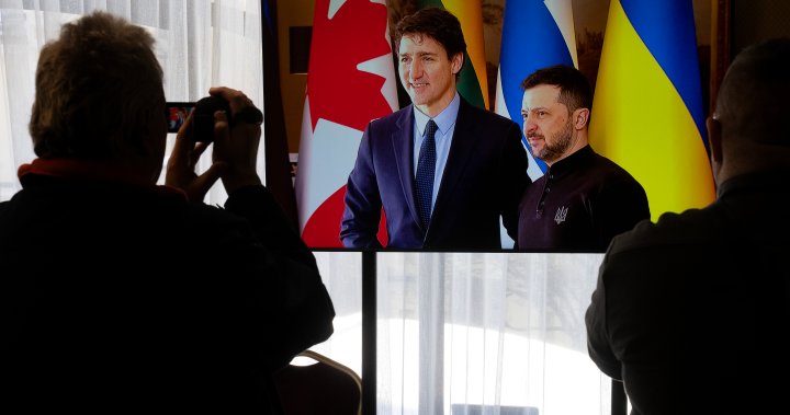 Canada pledges $5B in seized Russian assets for Ukraine on war anniversary – National