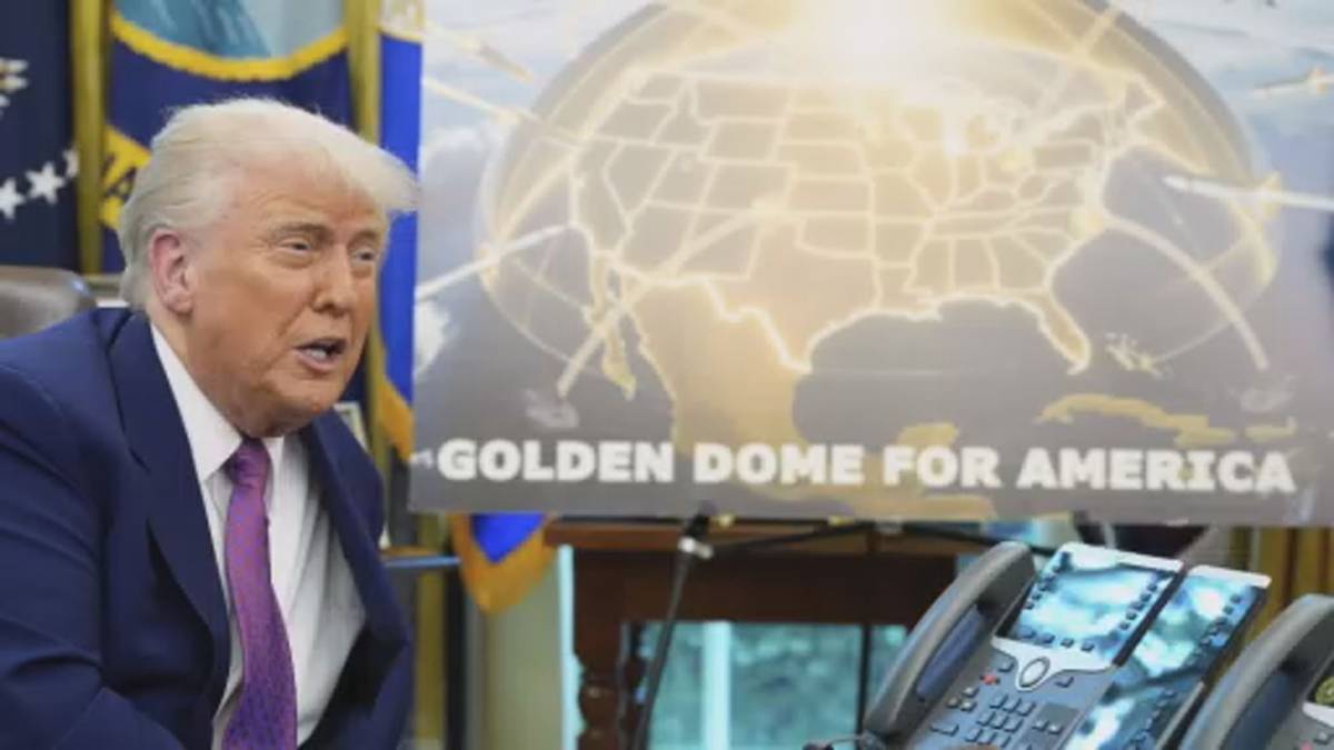 Click to play video: 'Canada looking at joining Trump’s ‘Golden Dome,’ Carney confirms'