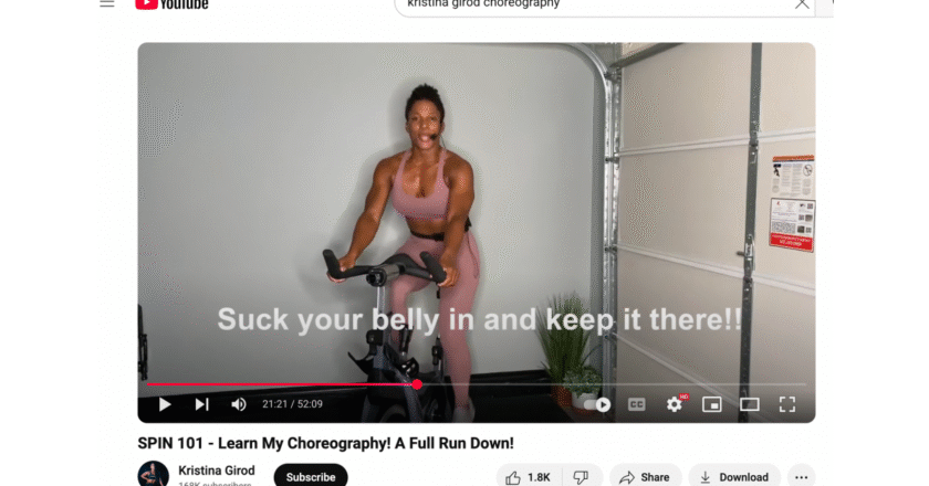 Five of My Favorite YouTube Channels With Free Spin Classes