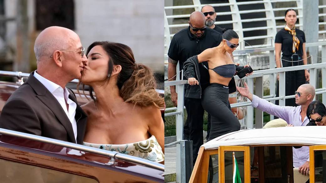 Click to play video: 'Celebrities arrive in Venice for Jeff Bezos and Lauren Sánchez wedding'