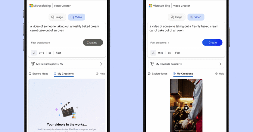 I Tried Bing’s Free AI Video Generator, and It’s No Match for the Paid Options