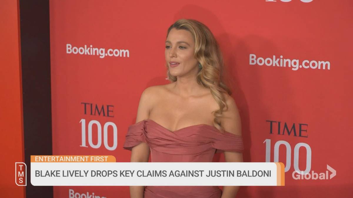 Click to play video: ' Blake Lively drops claims against Justin Baldoni of infliction of emotional distress'