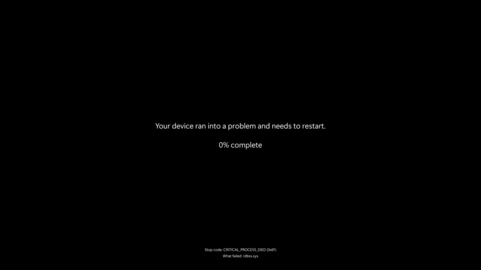 The Blue Screen of Death Is Dead 2 Black Screen of Death
